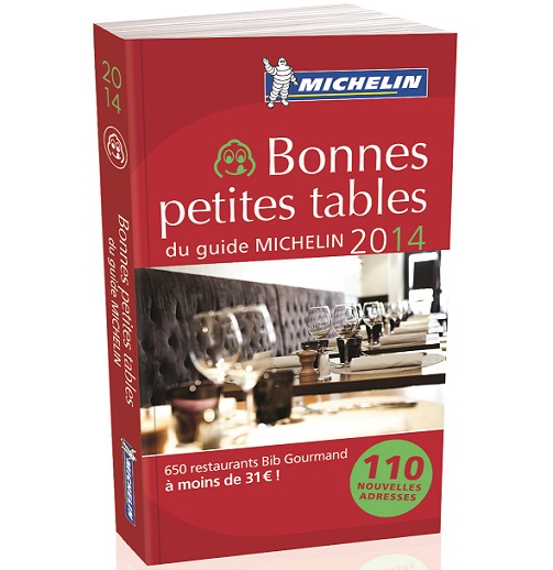 Les Bonnes petites tables michelin 2014