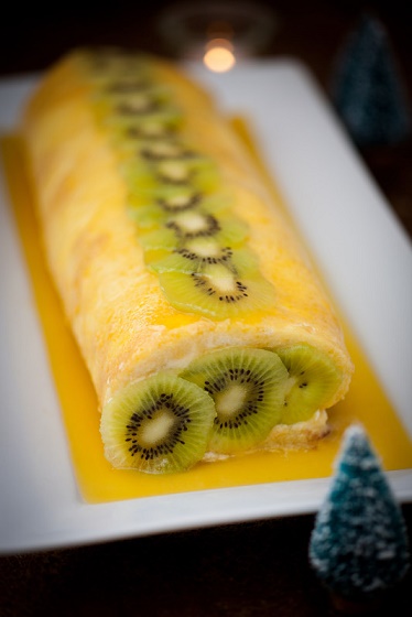 BÛCHE AU KIWI