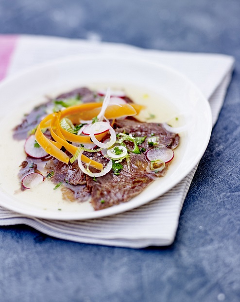 Joue de boeuf carpaccio