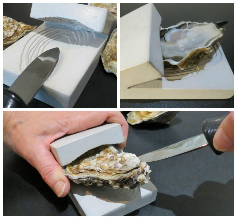 Kit 2 Ouvre-huîtres En Acier Inox - Pour Huîtres, Moules, Crustacés - Manche Bois Antidérapant