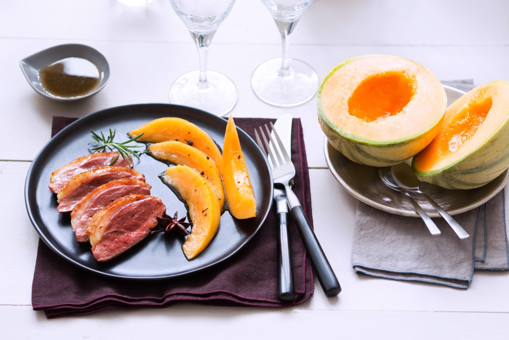 magret canard melon de Cavaillon Grand Pastis