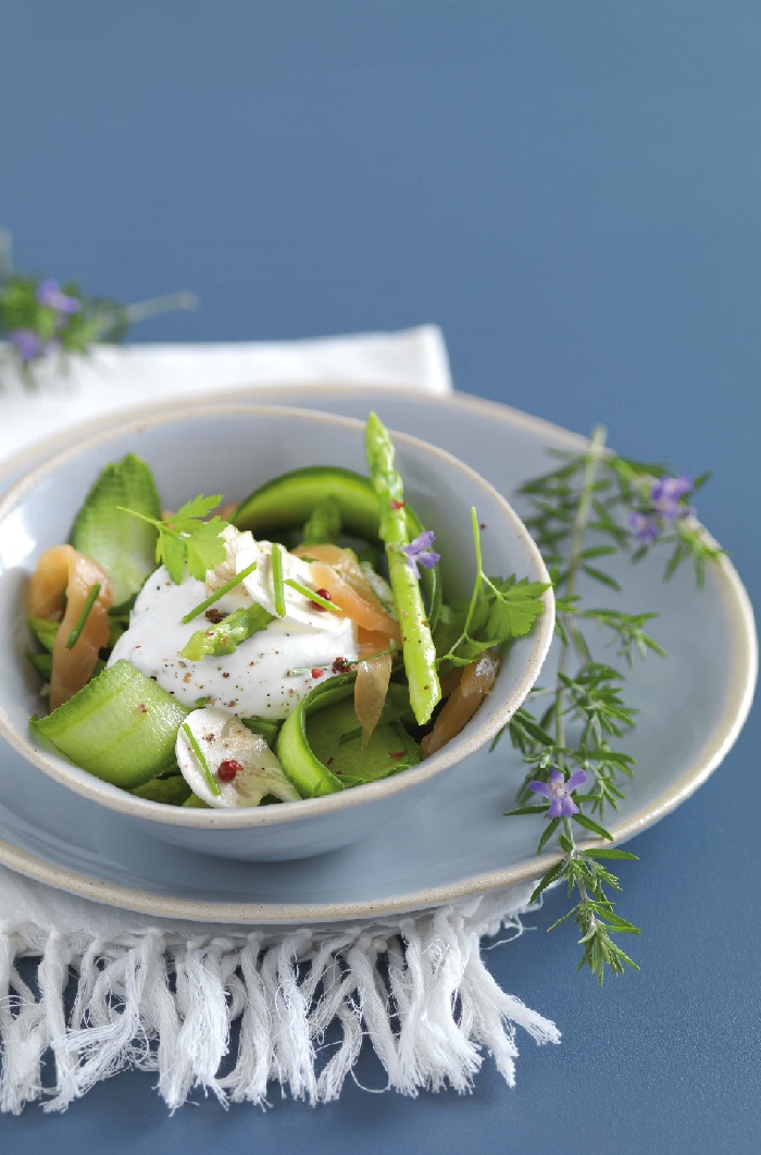 salade fraîcheur de saumon le Grand Pastis