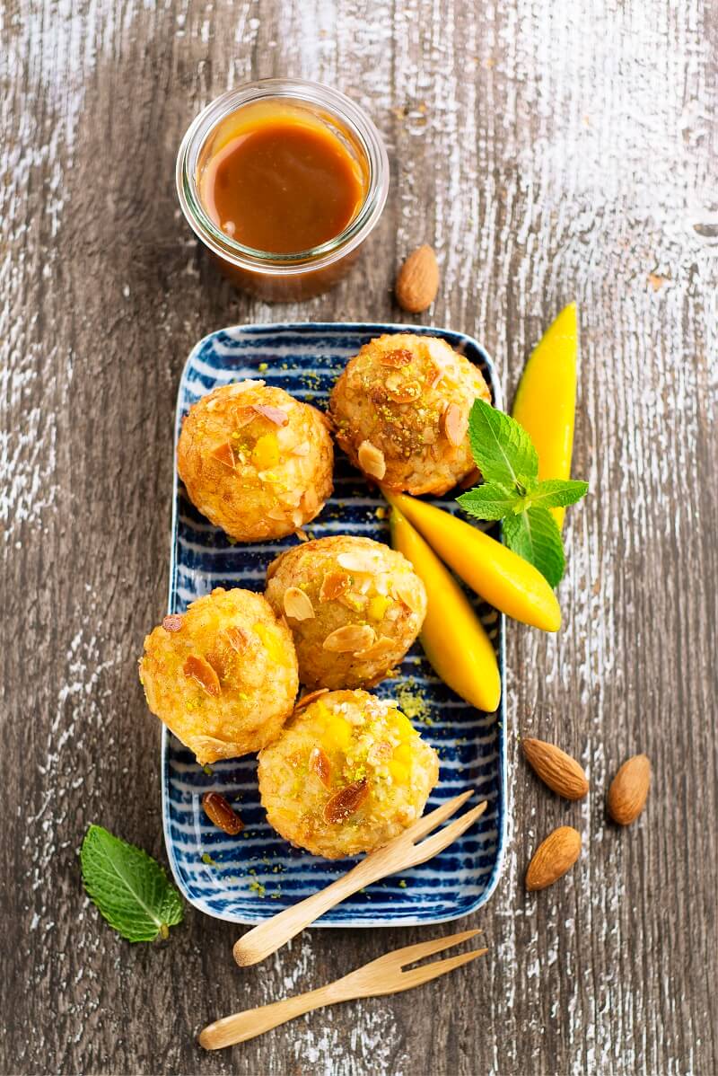 boulettes à la mangue