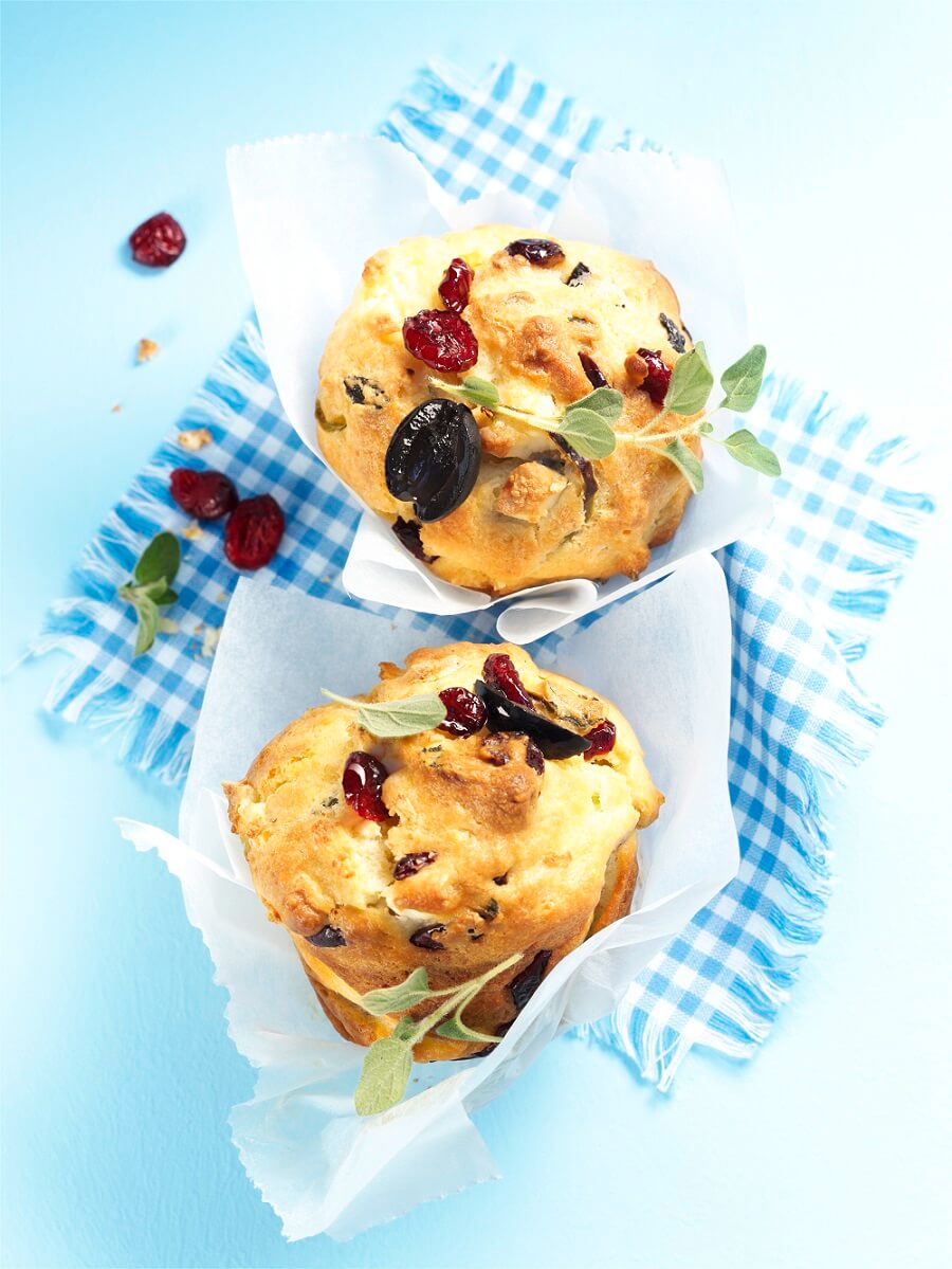 muffins-aux-cranberries-a-la-grecque