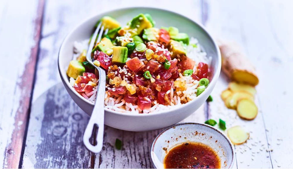 Poke bowl comme à Hawaï - Recette par Amande et Basilic