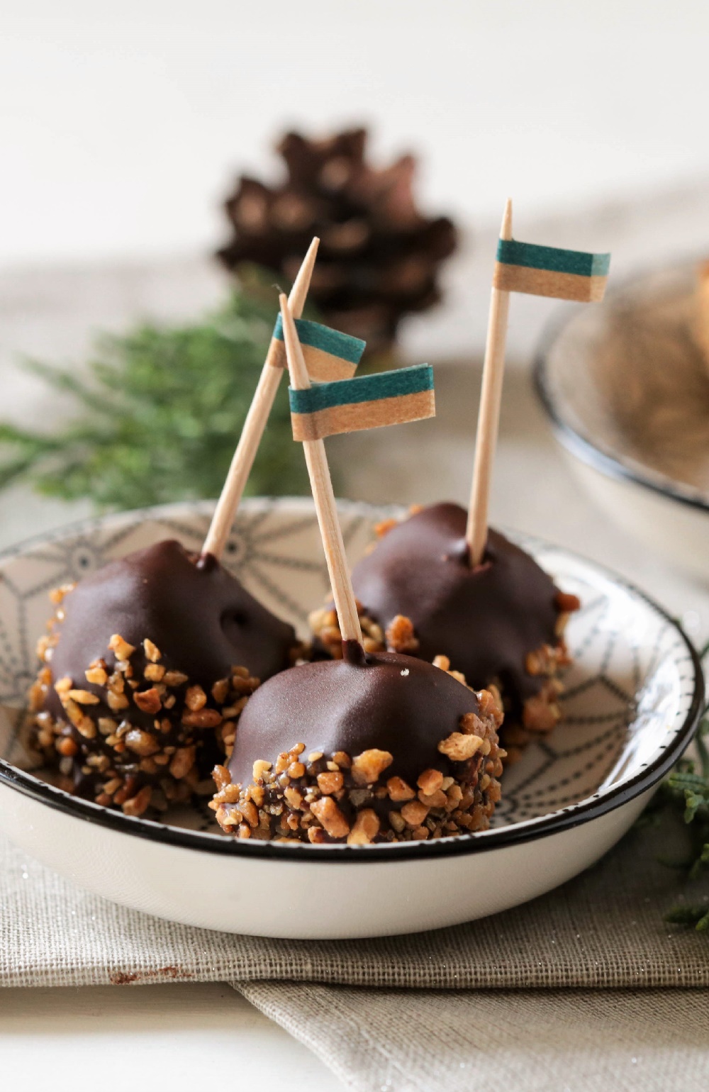 rochers pralinés au foie gras