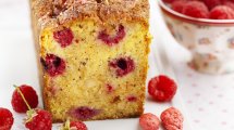 cake aux framboises