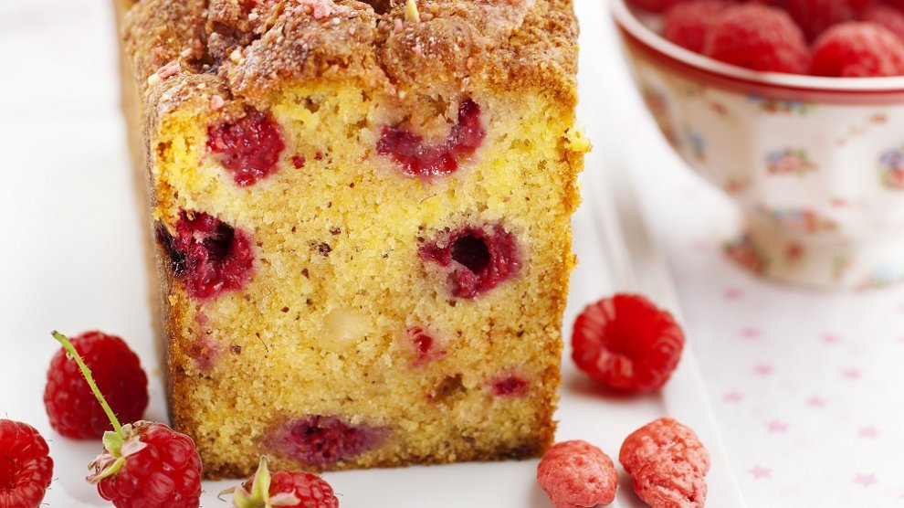 cake aux framboises