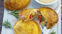 calzone a l'agneau curry et romarin