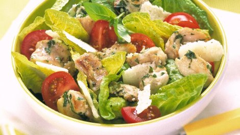 salade romaine au lapin