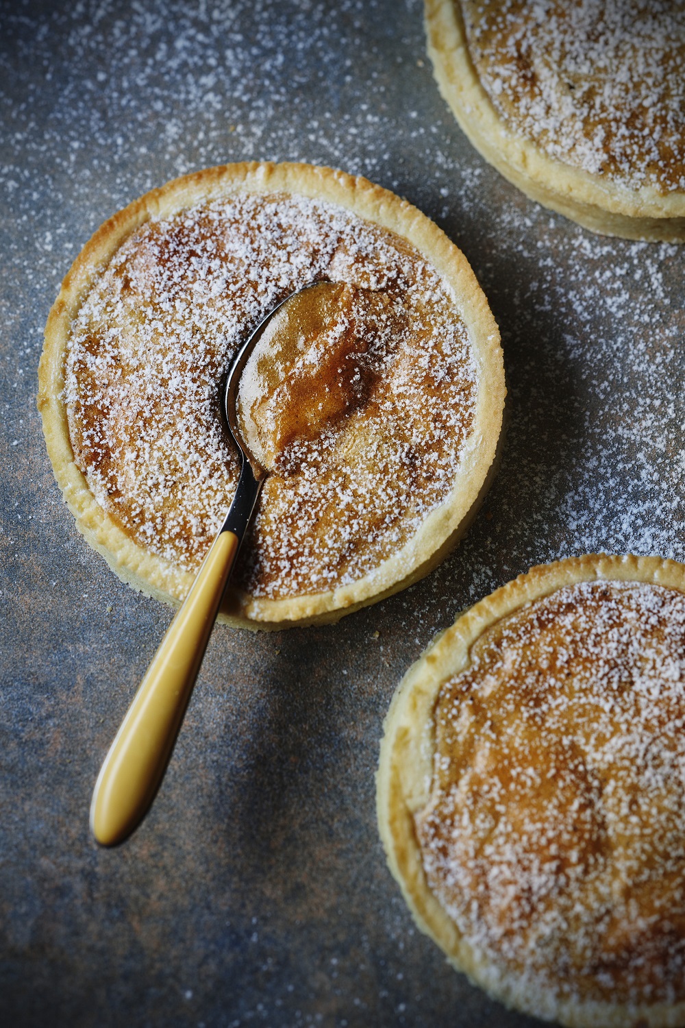 tartelettes banane-châtaigne