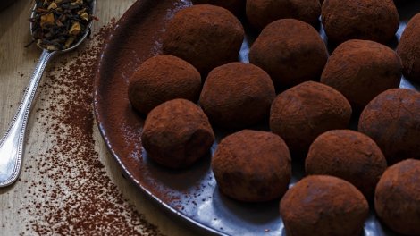 truffes au chocolat