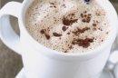 chocolat chaud à la vanille