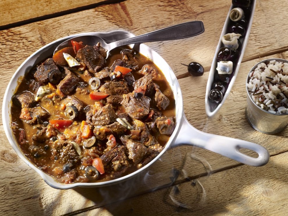 Sauté de boeuf à la gardianne et riz de Camargue AOP - Le Grand Pastis