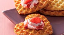 gaufres aux deux fraises