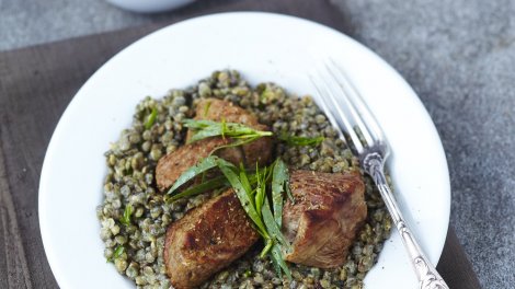 agneau aux lentilles