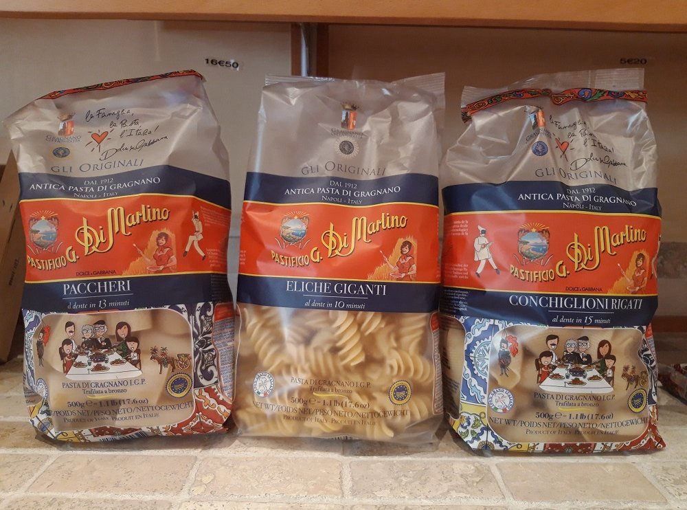 pâtes sèches
