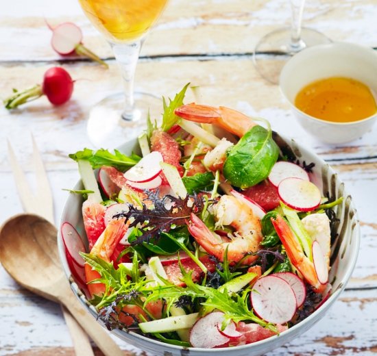 salade de crevettes