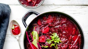 soupe froide de betteraves