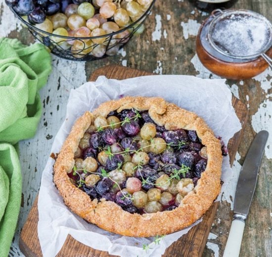 tarte sucrée au thym