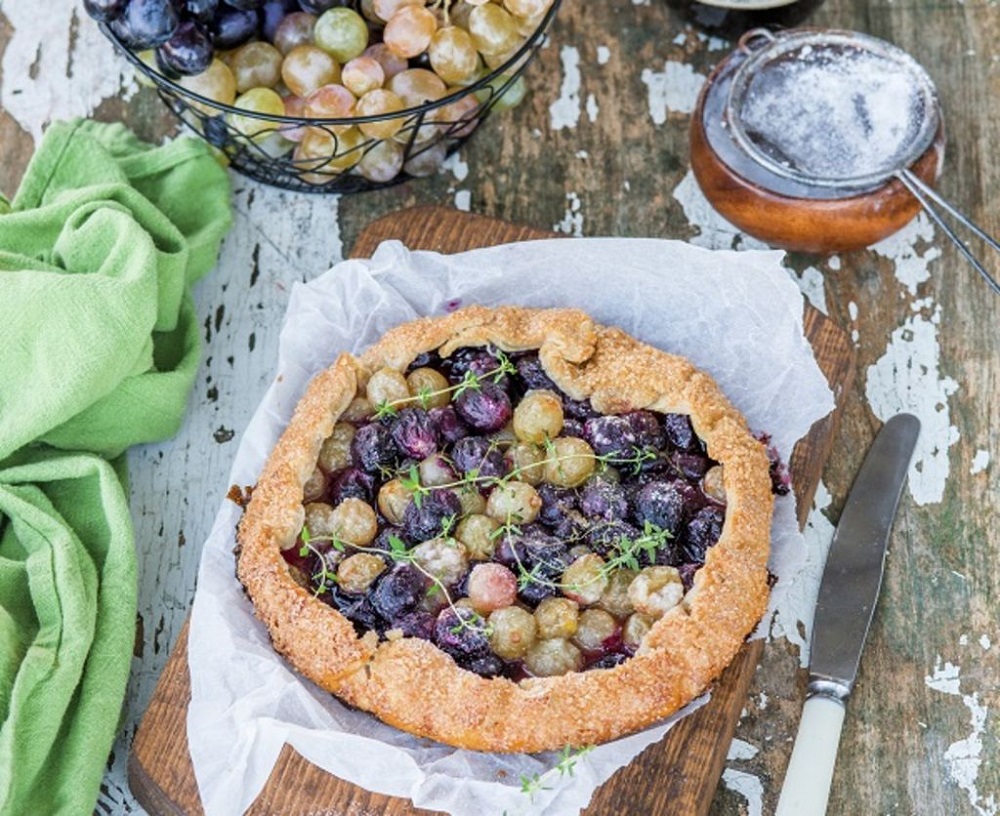 tarte sucrée au thym