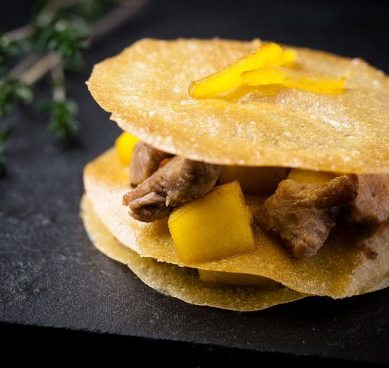 croustillant de mangue-magret