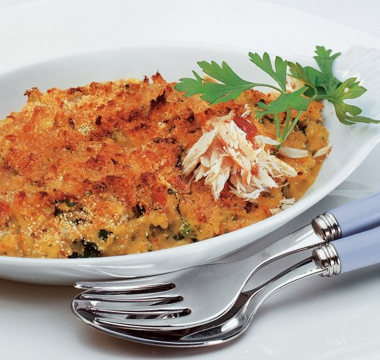 gratin de crabe des îles
