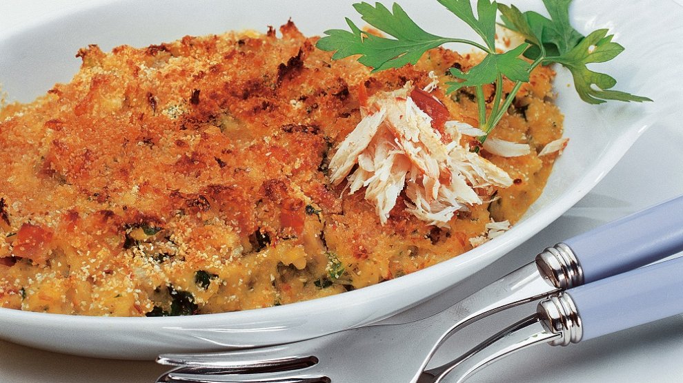gratin de crabe des îles