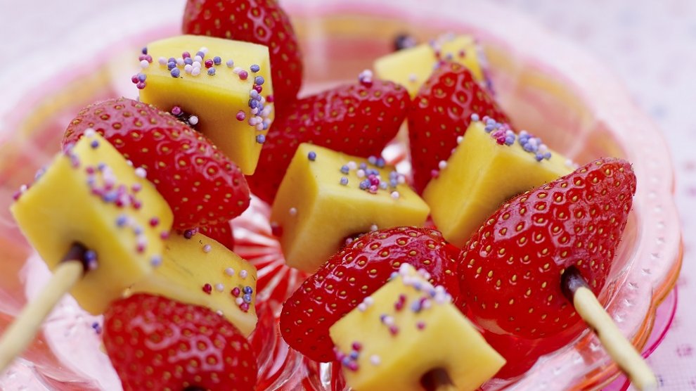 brochettes aux fruits