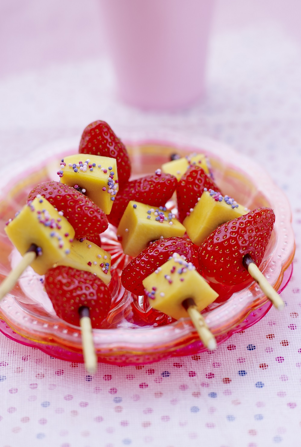 brochettes aux fruits