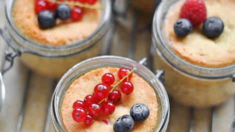 gâteaux en bocaux