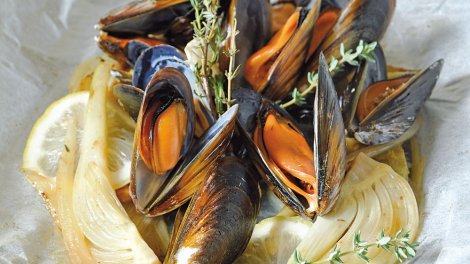 moules en papillotes