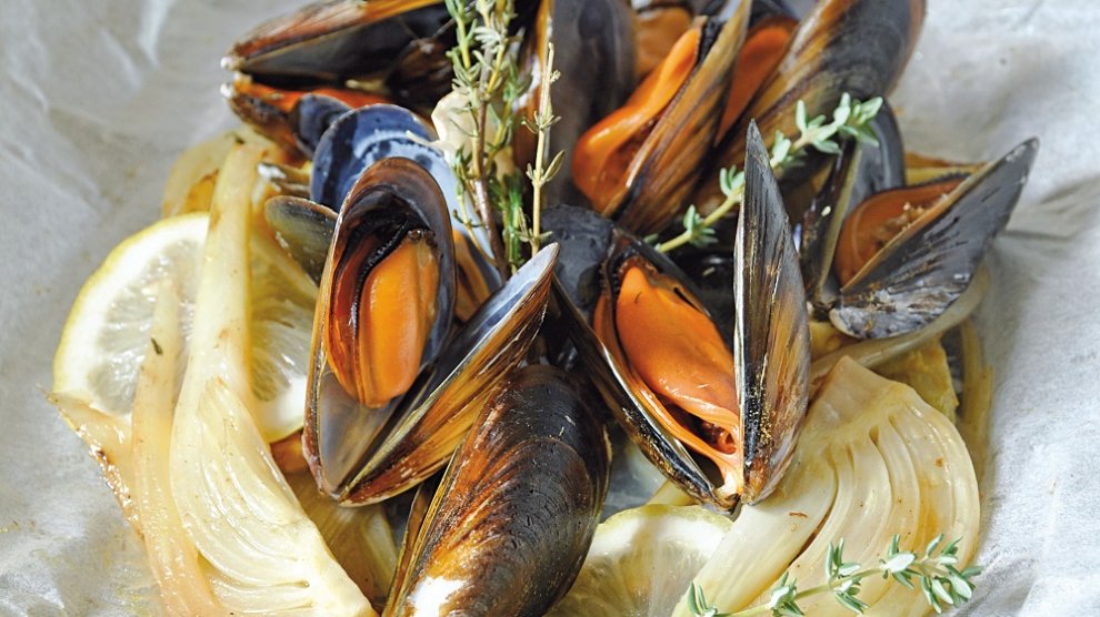 moules en papillotes