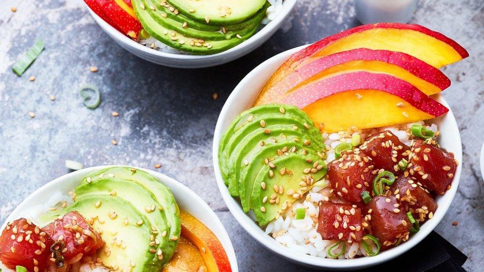poke bowl à la mangue