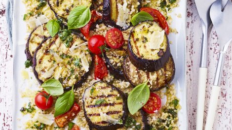 aubergines grillées à l'italienne