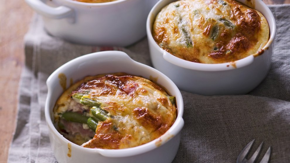 clafoutis de haricots verts