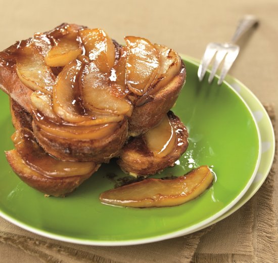 pain perdu aux poires