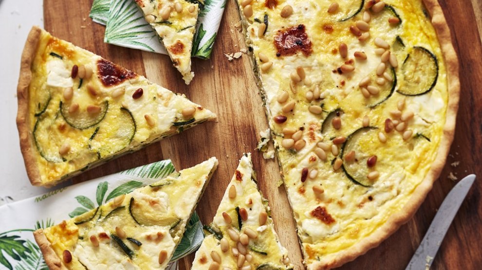tarte à la courgette