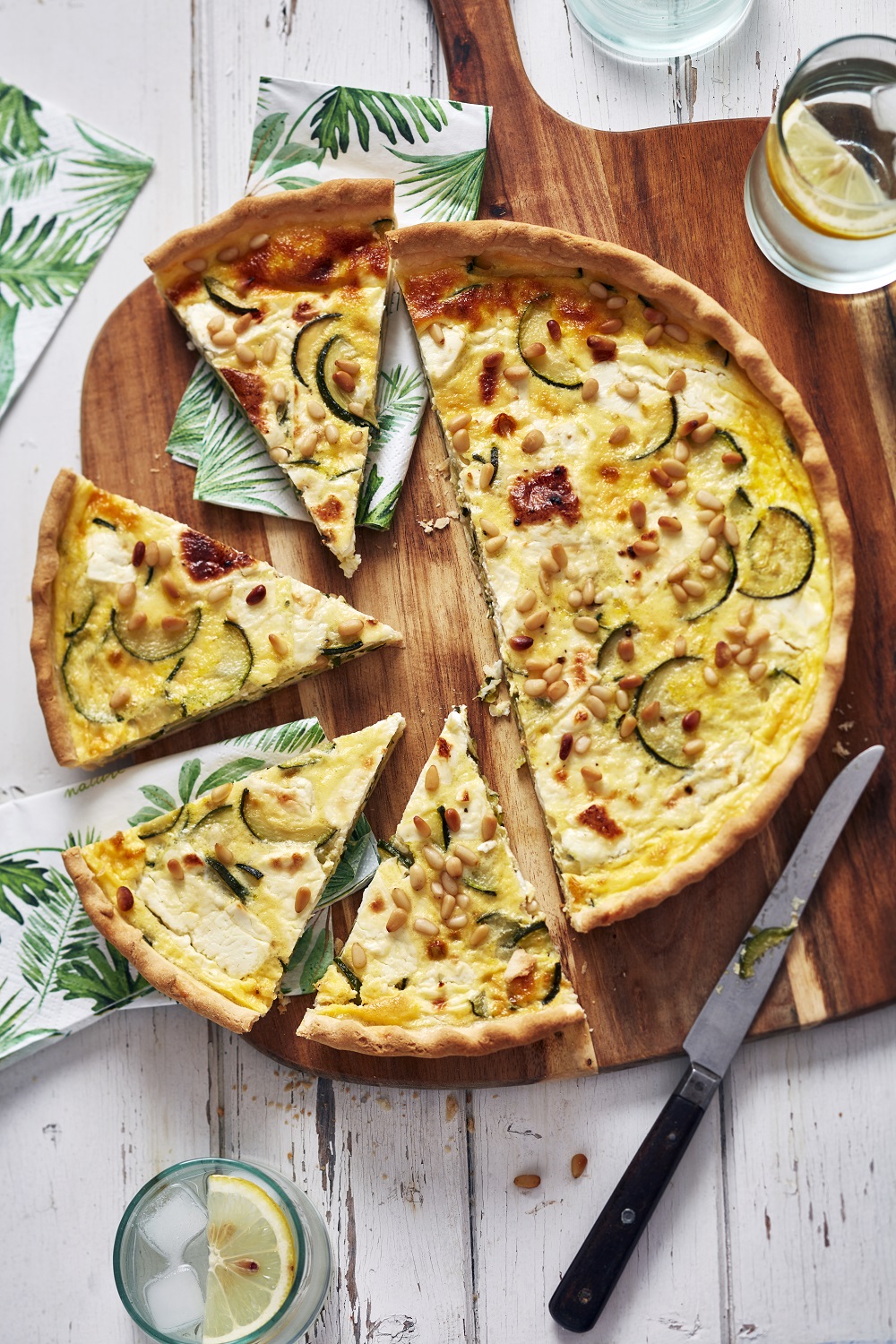 tarte à la courgette