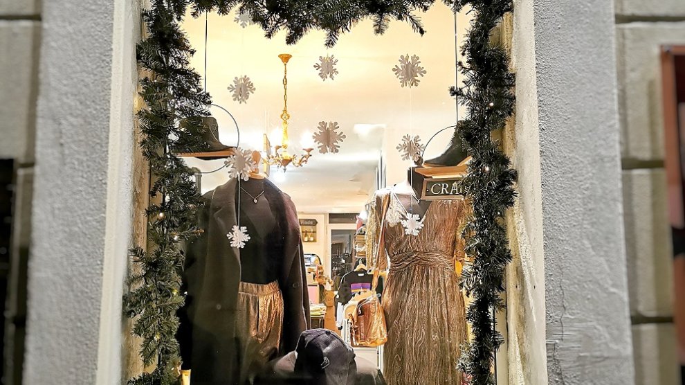 vitrine de Noël