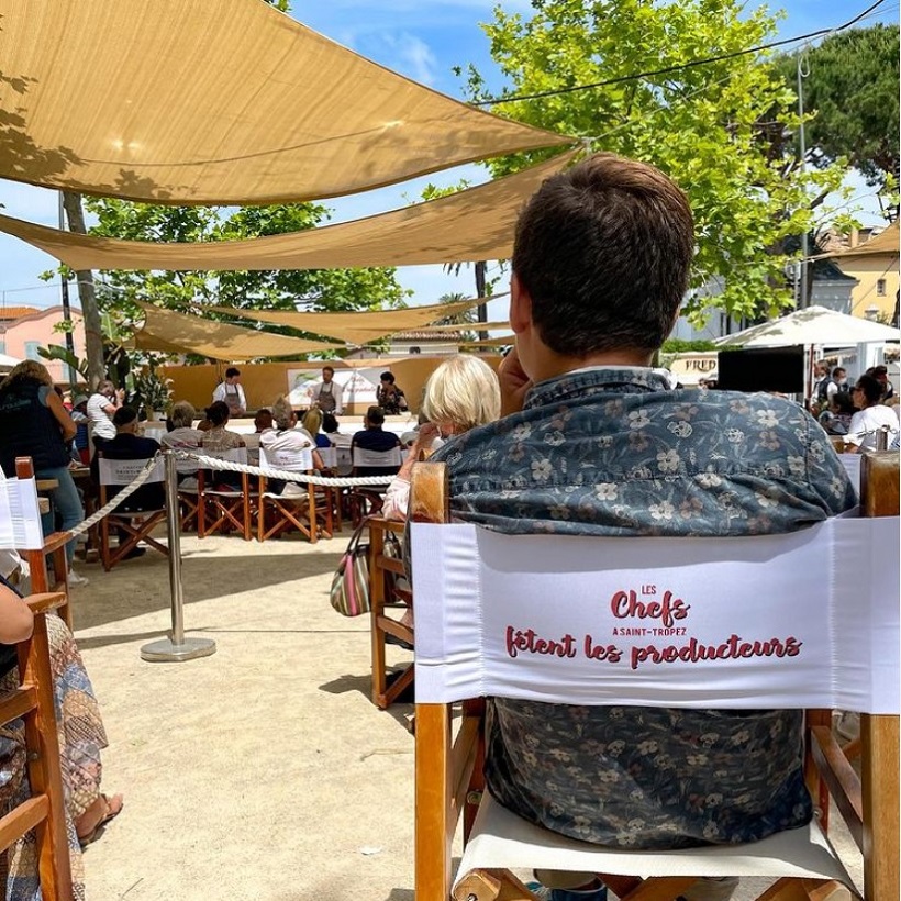 Les chefs à Saint-Tropez fêtent les producteurs