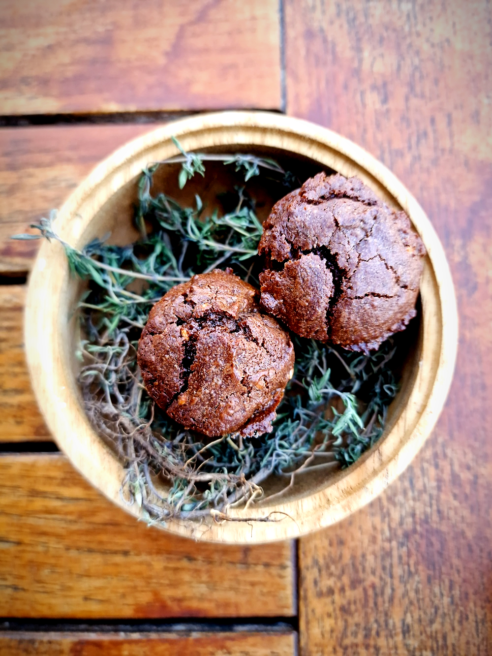 mi-cuit chocolat au zaatar