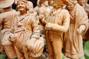 les santons et la crèche