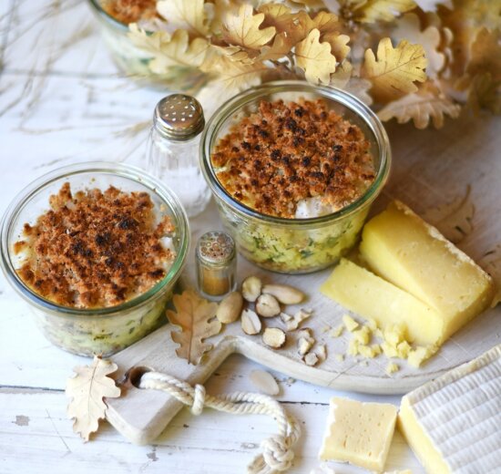 crumble de cabillaud
