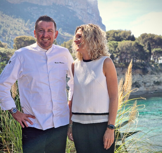 A la villa Madie, le couple Dimitri et Marielle