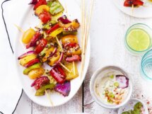 brochettes de poivrons