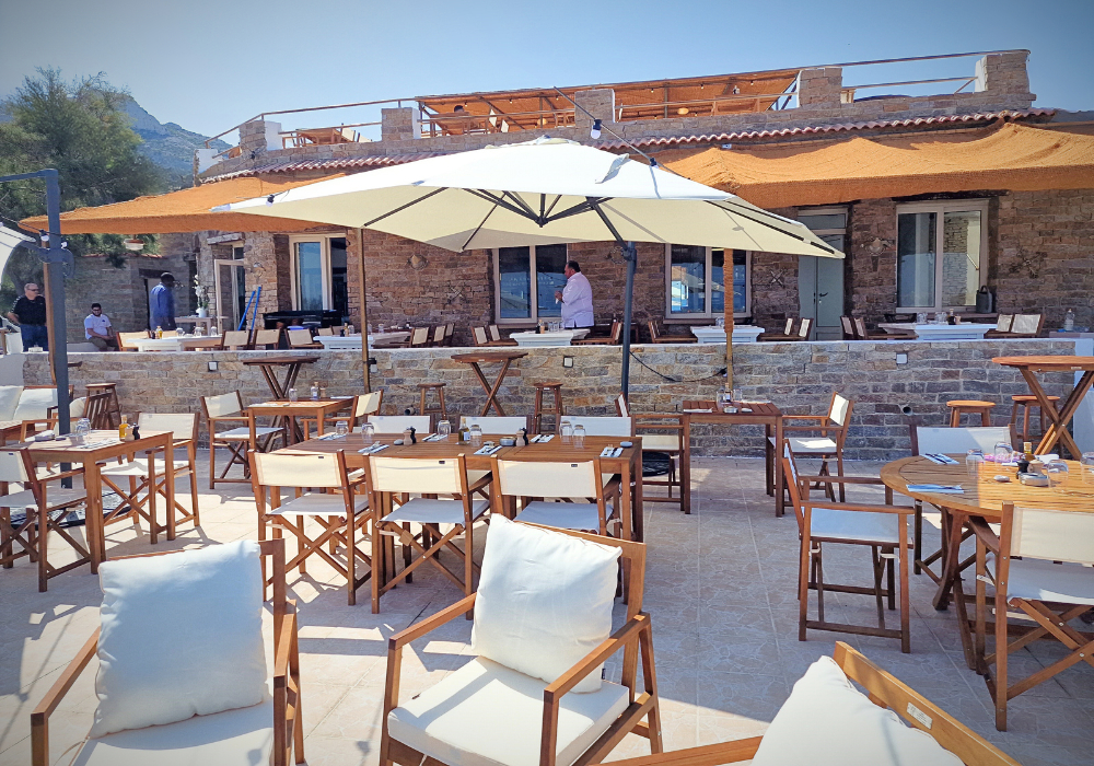 Le restaurant la Calanque blanche sur la route des Goudes à Marseille