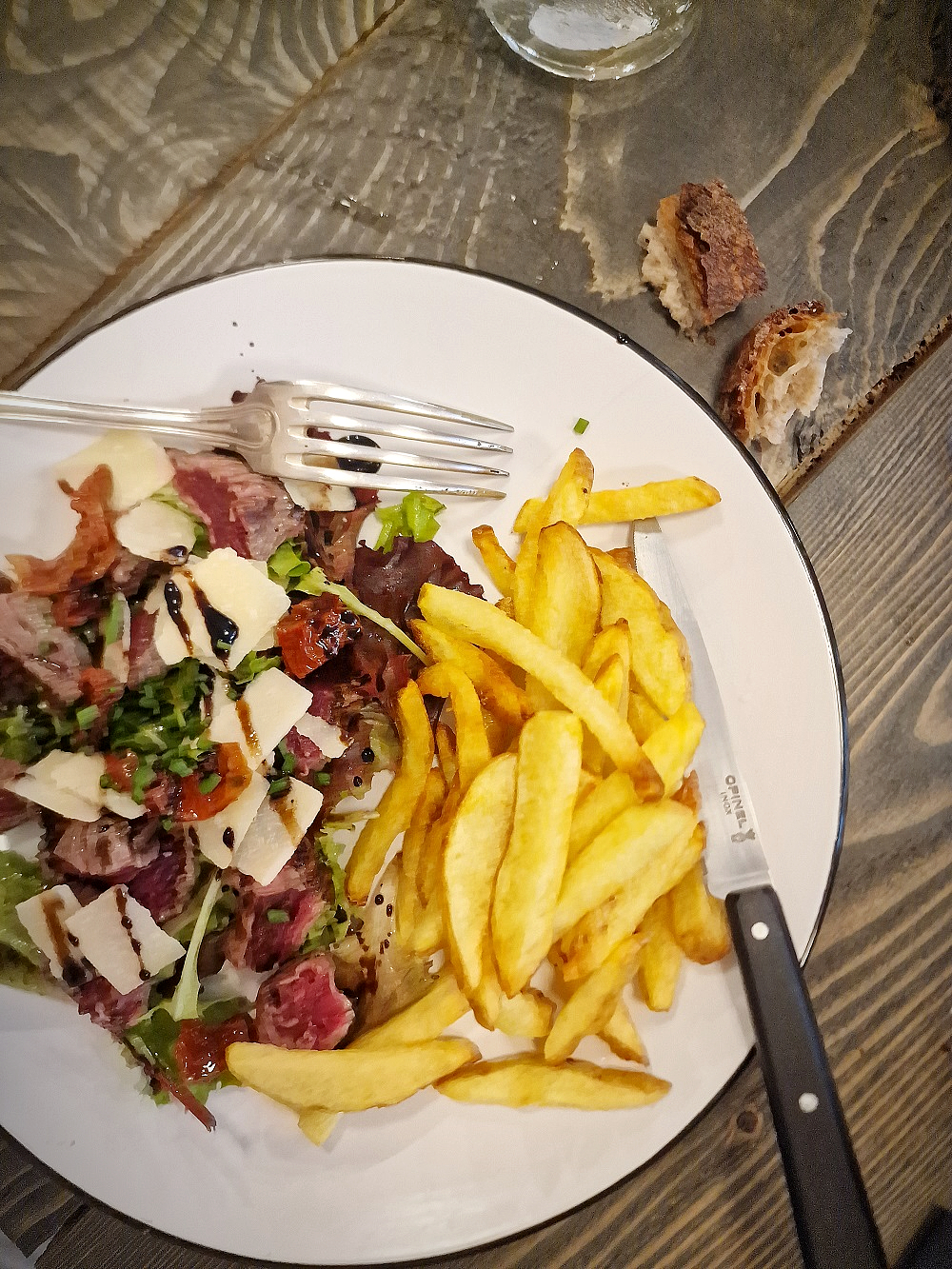 La tagliata de bœuf du Bistrot Saint-Jacques