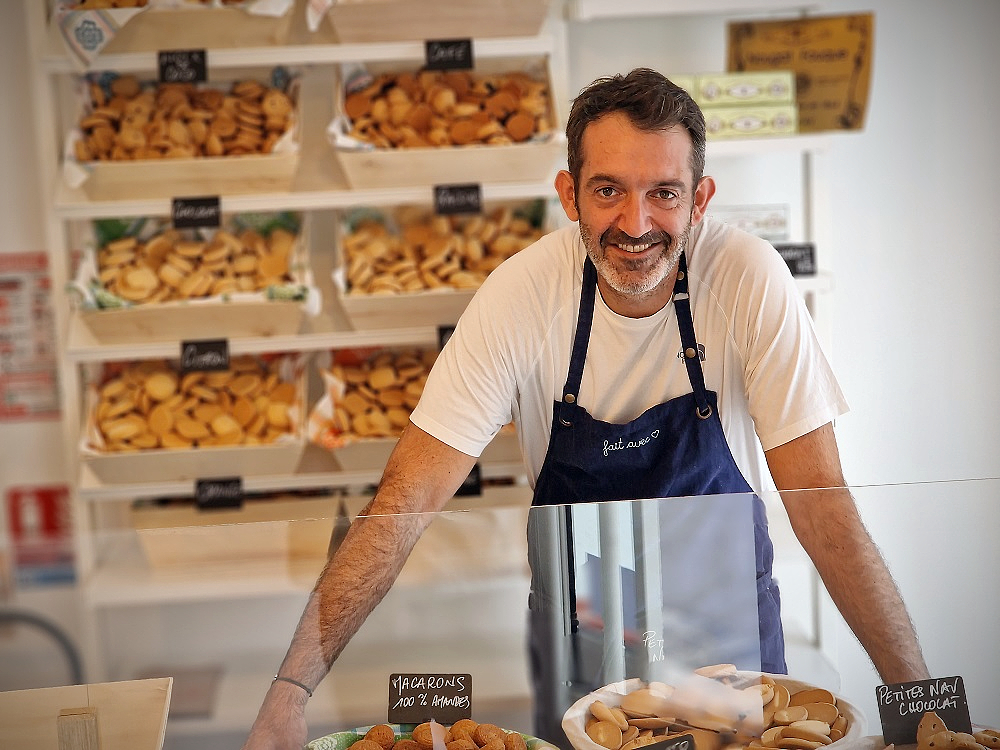 Fred aux commandes de 180°, la biscuiterie marseillaise