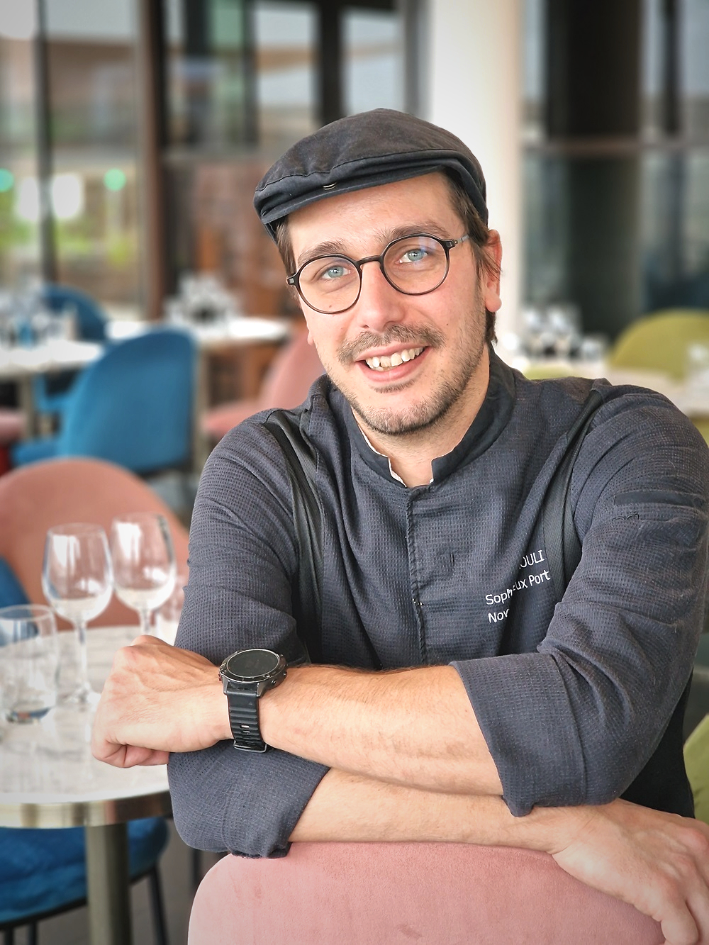 Le chef Sophian Jellouli, restaurant le Lacydon, Novotel Vieux-Port à Marseille